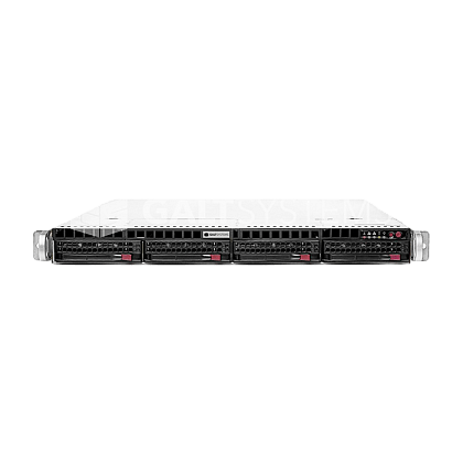 Сервер Supermicro SYS-6017R CSE-815 noCPU X9DRI-LN4F+ 24хDDR3 softRaid IPMI 1х560W PSU Ethernet 4х1Gb/s 4х3,5" BPN SAS815TQ FCLGA2011